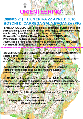 21-22 APRILE - ORIENTEERING