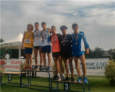 A Chiari i colori dell'INTERFLUMINA èPIU POMI hanno illuminato i Campionati Regionali Allievi